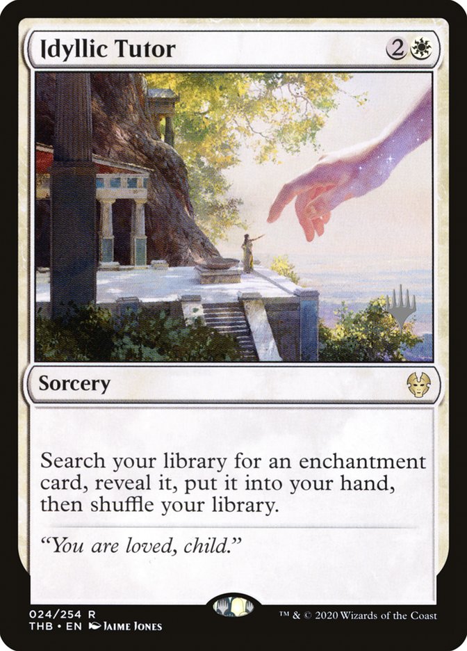 Idyllic Tutor (Promo Pack) [Theros Beyond Death Promos] | The Time Vault CA