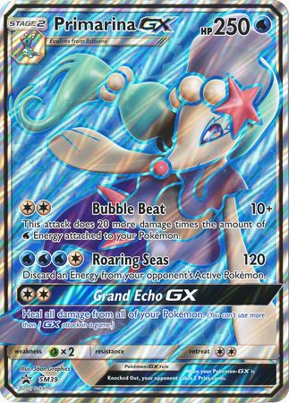 Primarina GX (SM39) (Jumbo Card) [Sun & Moon: Black Star Promos] | The Time Vault CA