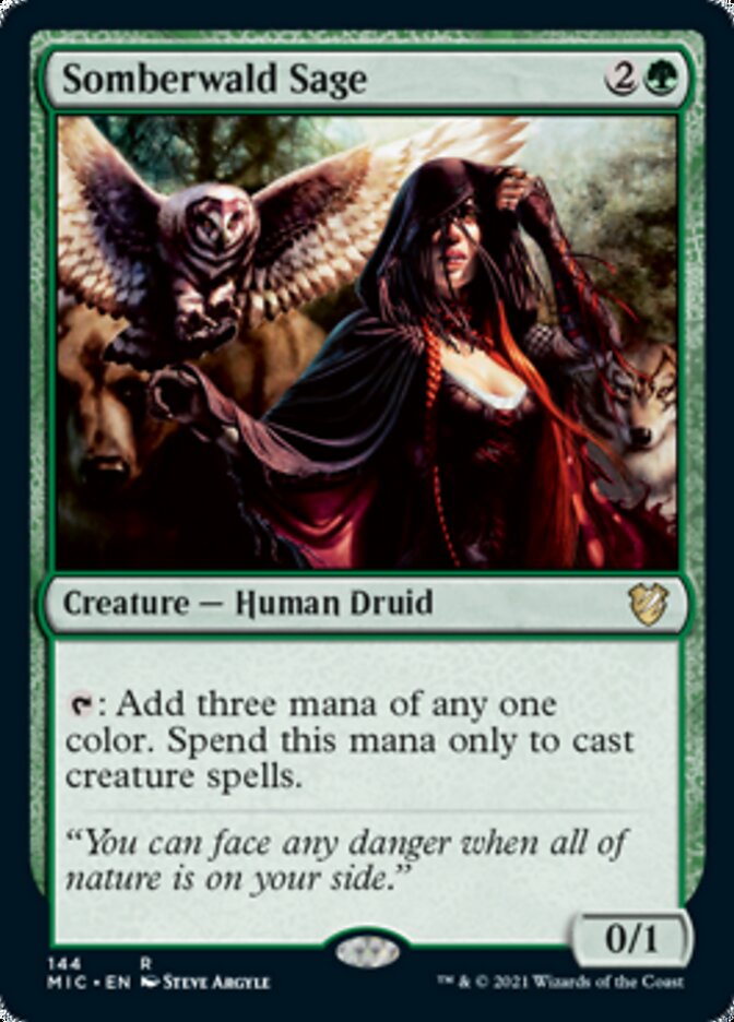 Somberwald Sage [Innistrad: Midnight Hunt Commander] | The Time Vault CA