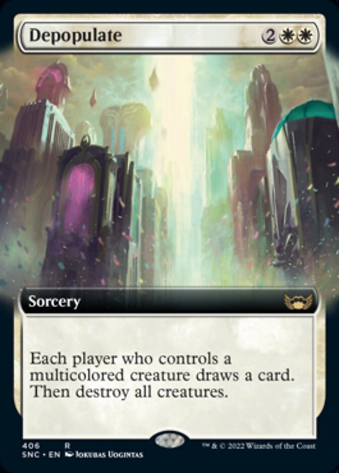 Depopulate (Extended Art) [Streets of New Capenna] | The Time Vault CA