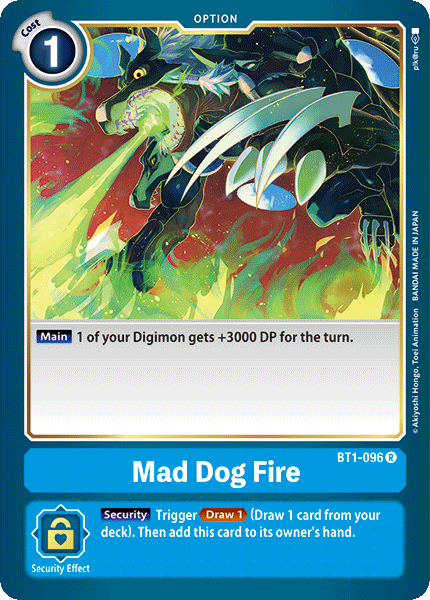 Mad Dog Fire [BT1-096] [Release Special Booster Ver.1.0] | The Time Vault CA