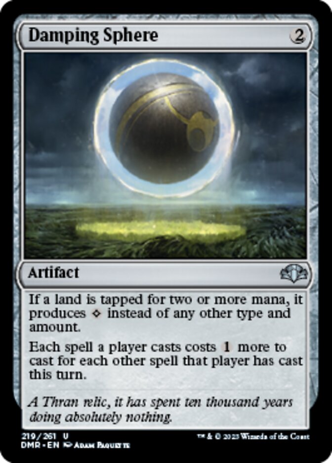 Damping Sphere [Dominaria Remastered] | The Time Vault CA