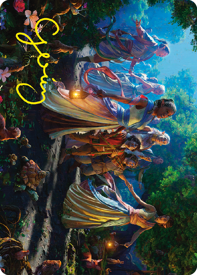 Realm Seekers Art Card (Gold-Stamped Signature) [The Lord of the Rings: Tales of Middle-earth Art Series] | The Time Vault CA