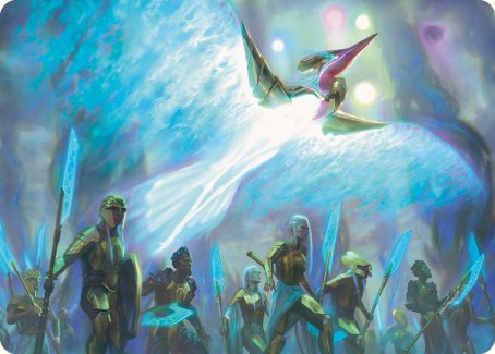 Otharri, Suns' Glory Art Card [Phyrexia: All Will Be One Art Series] | The Time Vault CA