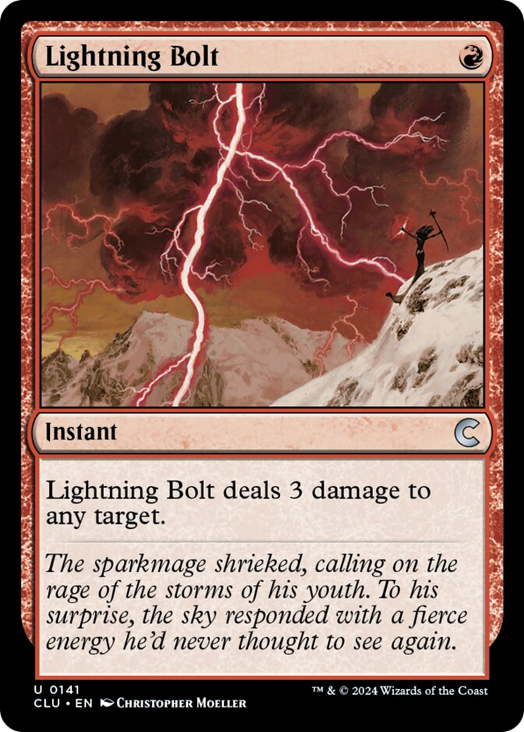 Lightning Bolt [Ravnica: Clue Edition] | The Time Vault CA