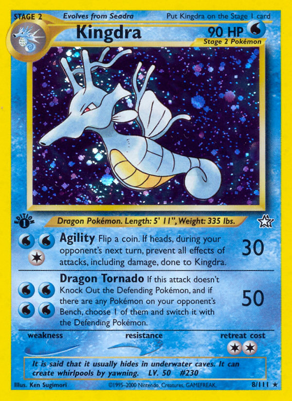 Kingdra (8/111) [Neo Genesis 1st Edition] | The Time Vault CA