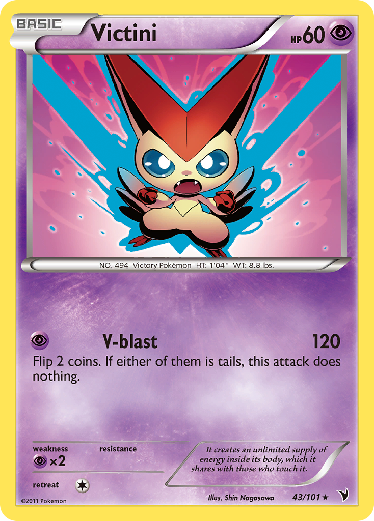 Victini (43/101) [Black & White: Noble Victories] | The Time Vault CA