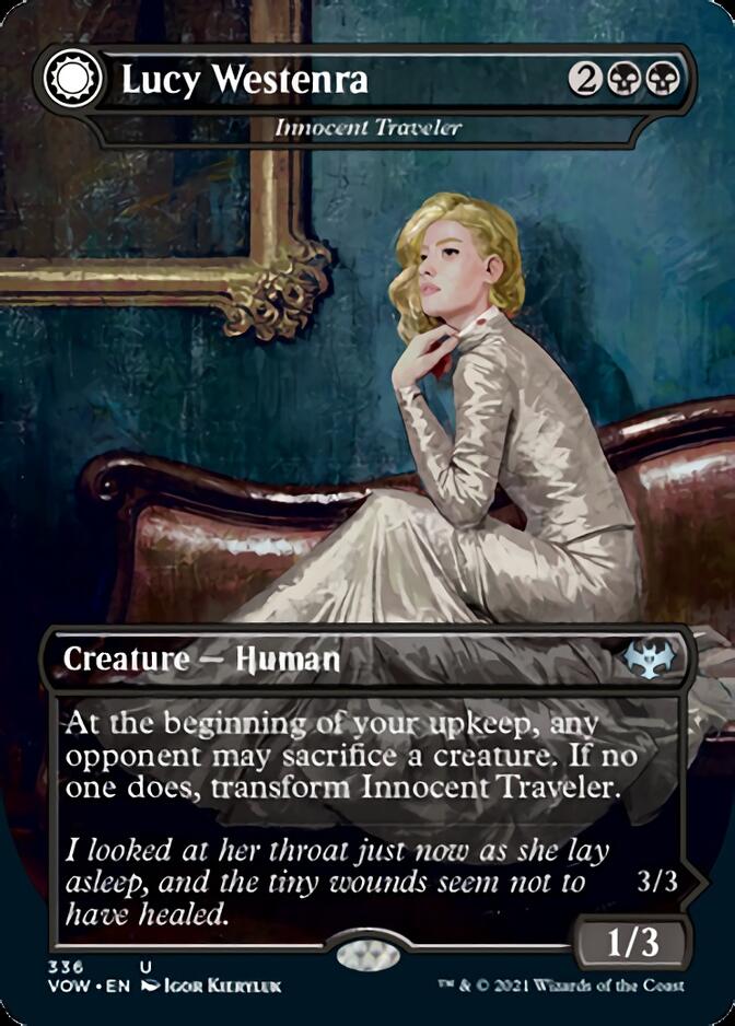 Innocent Traveler // Malicious Invader - Lucy Westenra // Lucy, Arisen Vampire [Innistrad: Crimson Vow] | The Time Vault CA