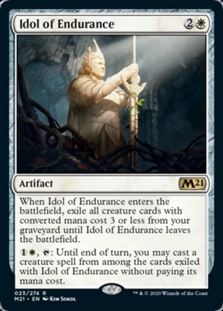 Idol of Endurance [Core Set 2021] | The Time Vault CA