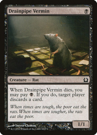 Drainpipe Vermin [Return to Ravnica] | The Time Vault CA