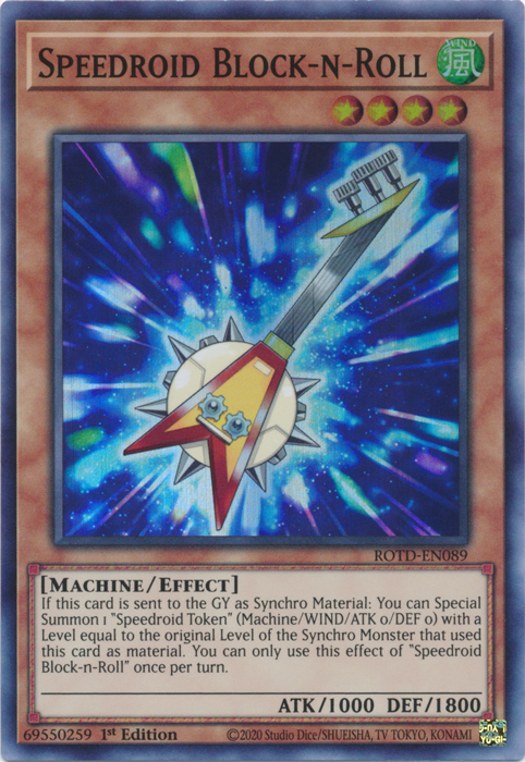Speedroid Block-n-Roll [ROTD-EN089] Super Rare | The Time Vault CA