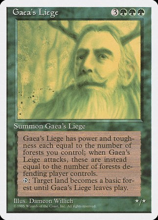 Gaea's Liege [Fourth Edition] | The Time Vault CA