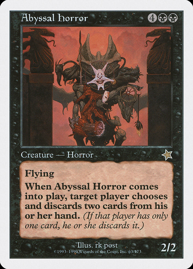Abyssal Horror [Starter 1999] | The Time Vault CA