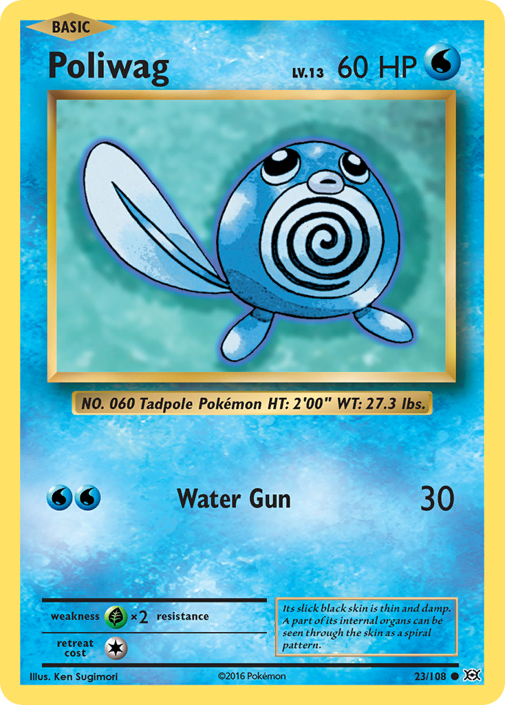 Poliwag (23/108) [XY: Evolutions] | The Time Vault CA