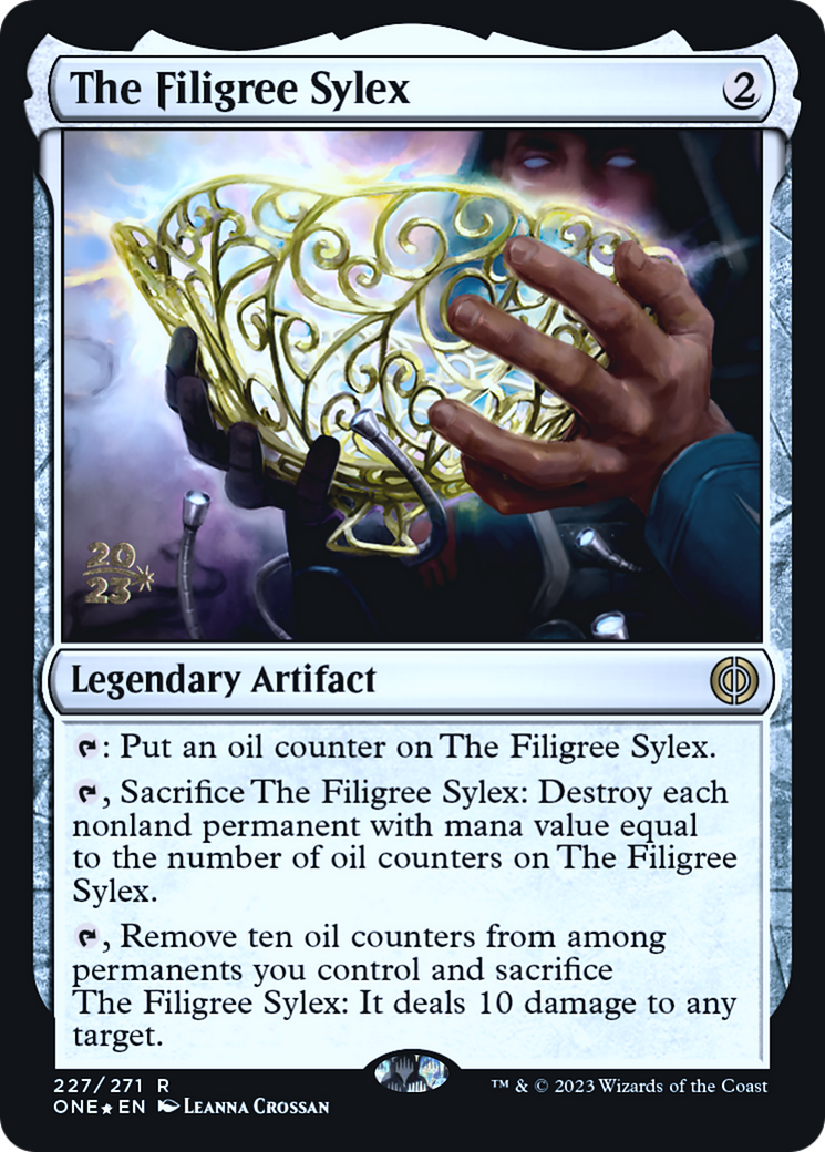 The Filigree Sylex [Phyrexia: All Will Be One Prerelease Promos] | The Time Vault CA