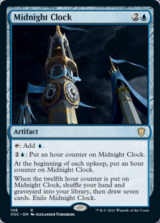 Midnight Clock [Innistrad: Crimson Vow Commander] | The Time Vault CA