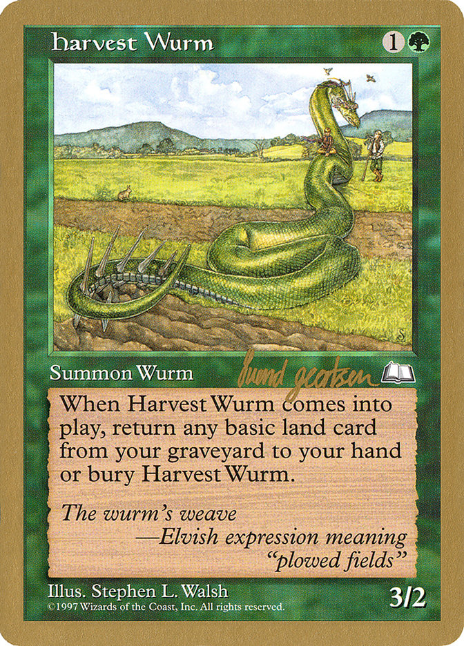 Harvest Wurm (Svend Geertsen) [World Championship Decks 1997] | The Time Vault CA