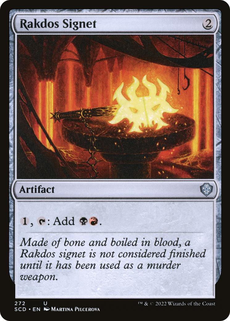 Rakdos Signet [Starter Commander Decks] | The Time Vault CA