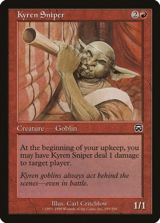 Kyren Sniper [Mercadian Masques] | The Time Vault CA