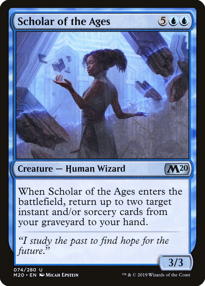 Scholar of the Ages [Core Set 2020] | The Time Vault CA