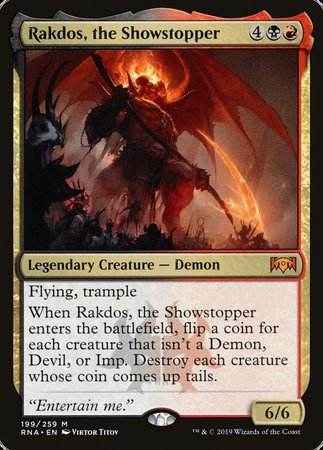 Rakdos, the Showstopper [Ravnica Allegiance] | The Time Vault CA