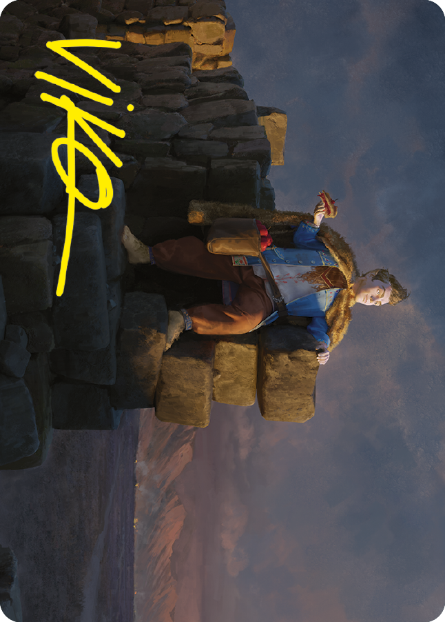 Pippin, Warden of Isengard Art Card (Gold-Stamped Signature) [The Lord of the Rings: Tales of Middle-earth Art Series] | The Time Vault CA