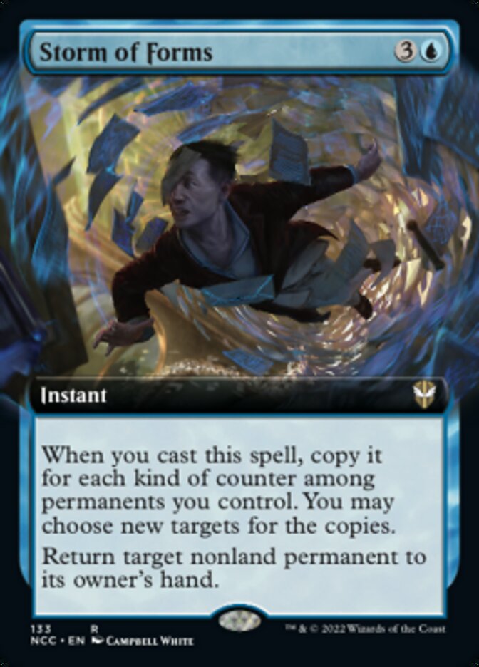 Storm of Forms (Extended Art) [Streets of New Capenna Commander] | The Time Vault CA