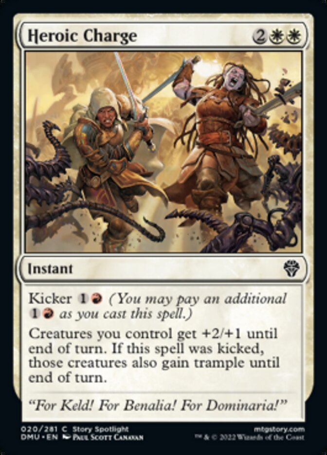 Heroic Charge [Dominaria United] | The Time Vault CA