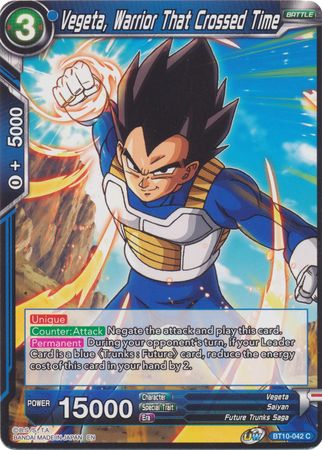 Vegeta, Warrior That Crossed Time (BT10-042) [Rise of the Unison Warrior 2nd Edition] | The Time Vault CA