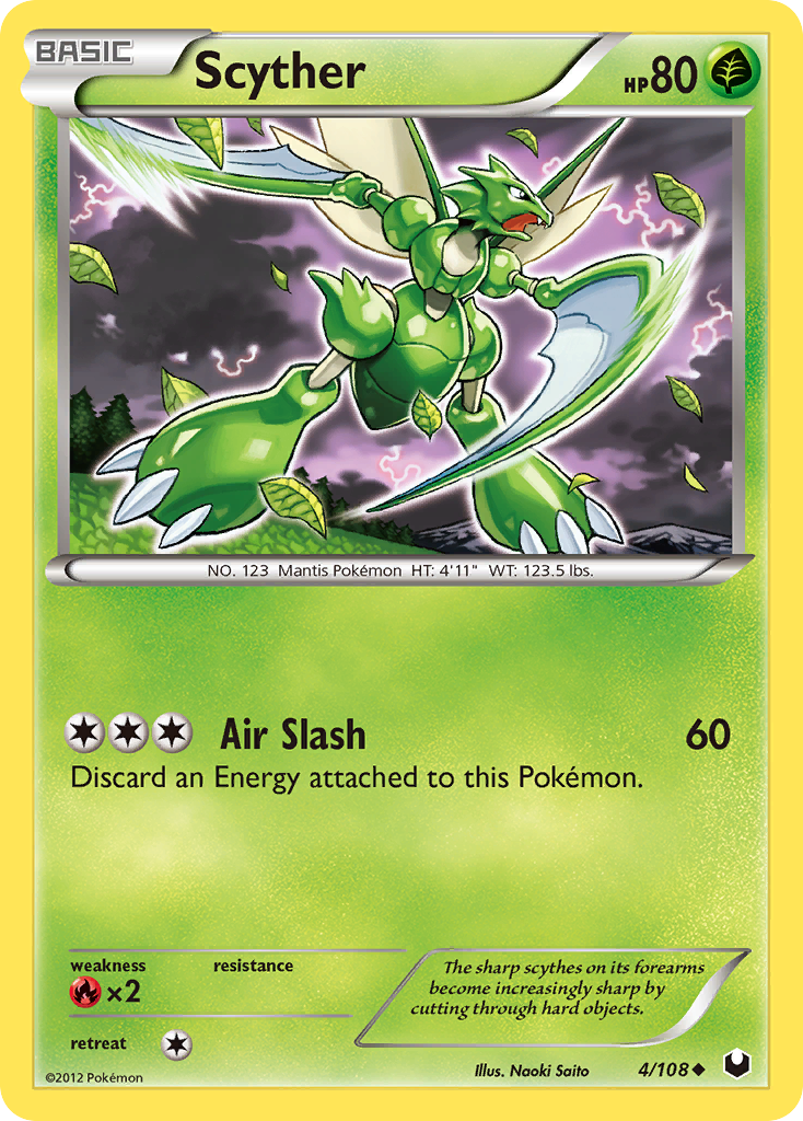 Scyther (4/108) [Black & White: Dark Explorers] | The Time Vault CA