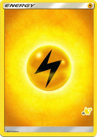 Lightning Energy (Pikachu Stamp #21) [Battle Academy 2020] | The Time Vault CA