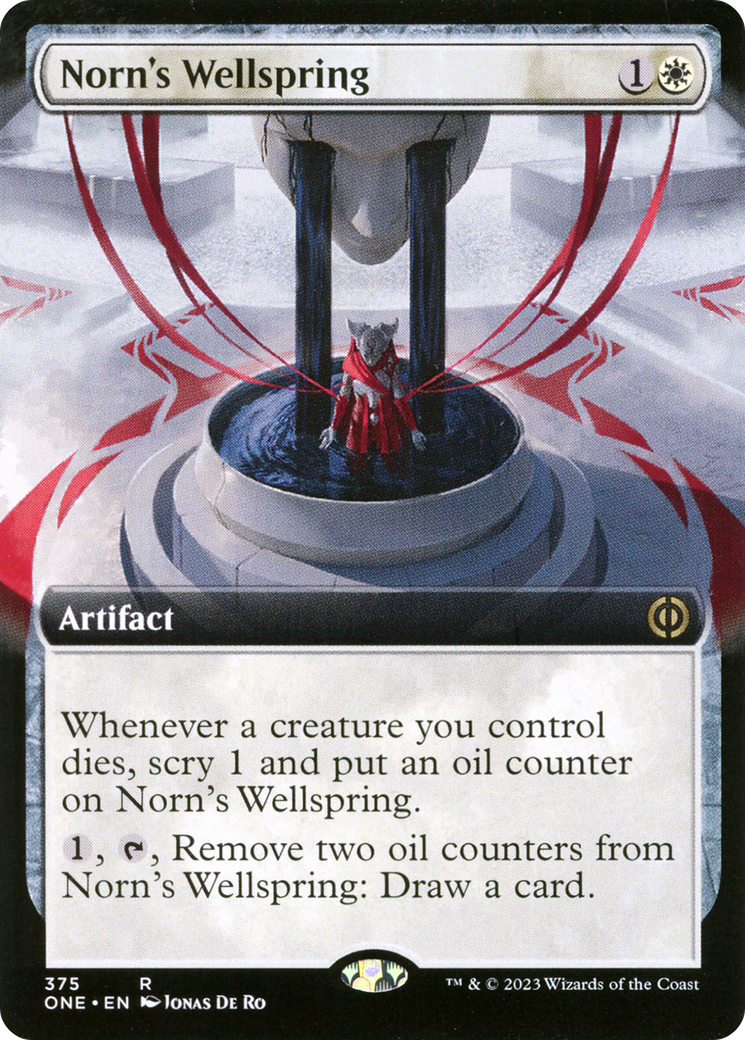 Norn's Wellspring (Extended Art) [Phyrexia: All Will Be One] | The Time Vault CA