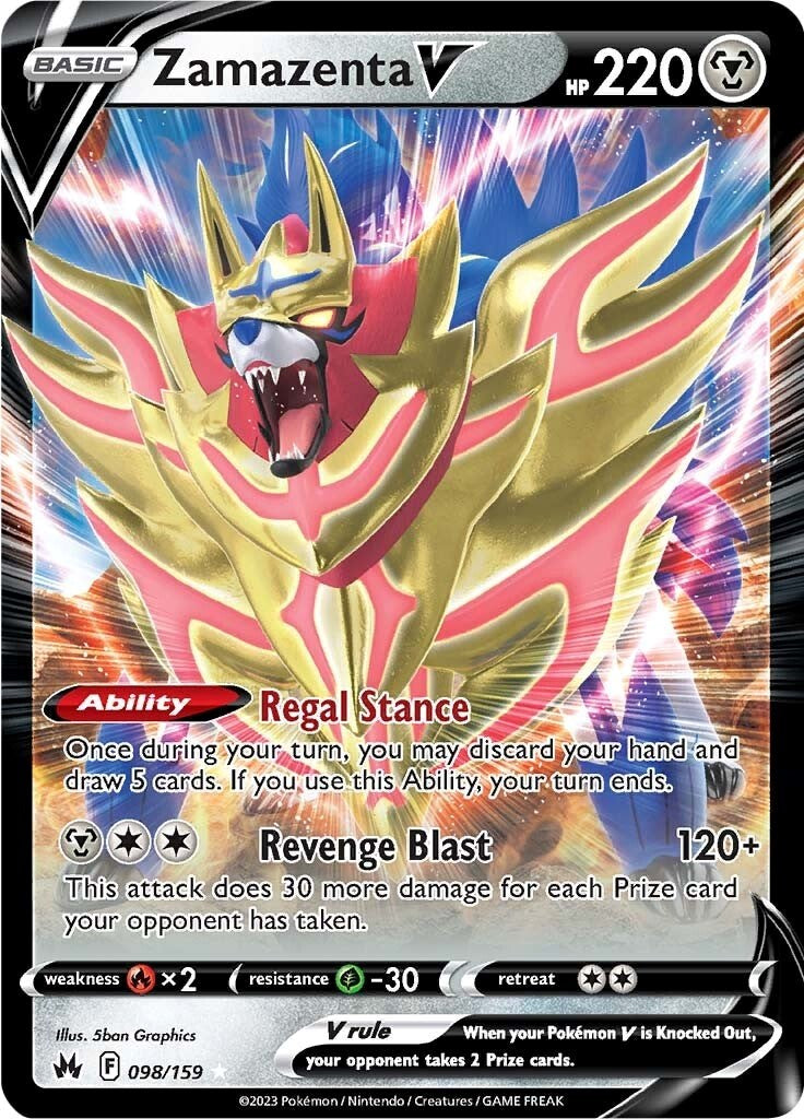 Zamazenta V (098/159) [Sword & Shield: Crown Zenith] | The Time Vault CA