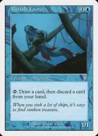 Merfolk Looter [Seventh Edition] | The Time Vault CA