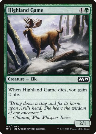 Highland Game [Core Set 2019] | The Time Vault CA