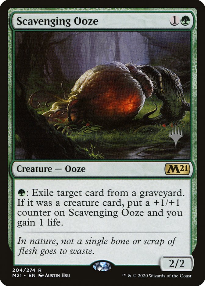 Scavenging Ooze (Promo Pack) [Core Set 2021 Promos] | The Time Vault CA