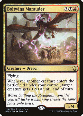 Boltwing Marauder [Dragons of Tarkir Promos] | The Time Vault CA