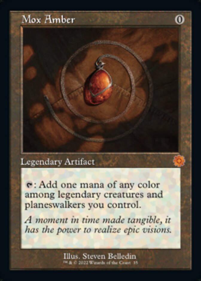 Mox Amber (Retro) [The Brothers' War Retro Artifacts] | The Time Vault CA