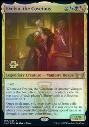 Evelyn, the Covetous [Streets of New Capenna Prerelease Promos] | The Time Vault CA