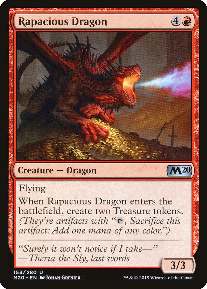Rapacious Dragon [Core Set 2020] | The Time Vault CA