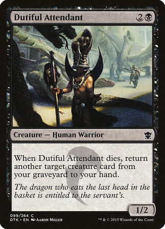 Dutiful Attendant [Dragons of Tarkir] | The Time Vault CA