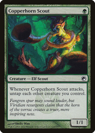 Copperhorn Scout [Scars of Mirrodin] | The Time Vault CA