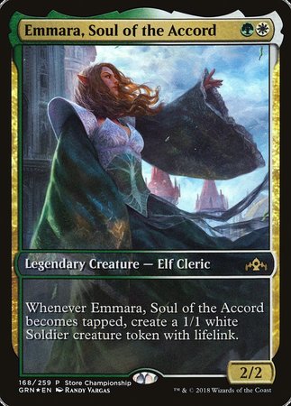 Emmara, Soul of the Accord [Guilds of Ravnica Promos] | The Time Vault CA