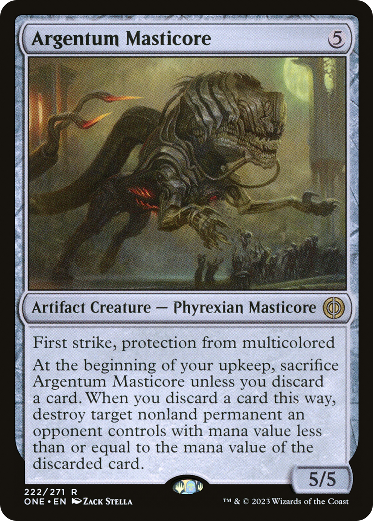 Argentum Masticore [Phyrexia: All Will Be One] | The Time Vault CA