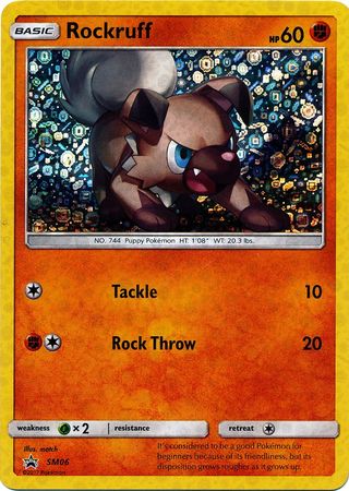 Rockruff (SM06) (General Mills Promo) [Sun & Moon: Black Star Promos] | The Time Vault CA