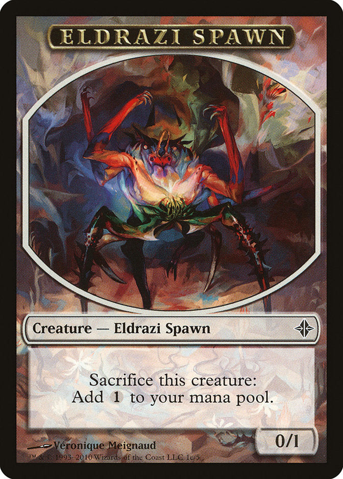 Eldrazi Spawn (1c/5) [Rise of the Eldrazi Tokens] | The Time Vault CA