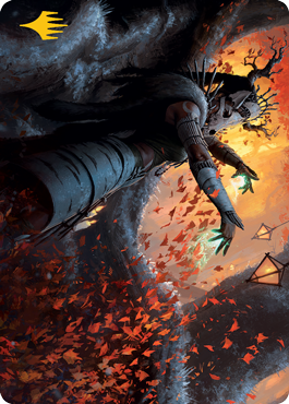 Dawnhart Rejuvenator Art Card (Gold-Stamped Signature) [Innistrad: Midnight Hunt Art Series] | The Time Vault CA