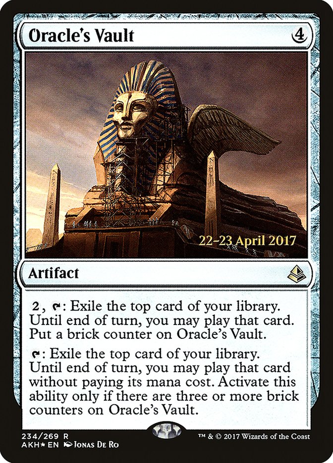 Oracle's Vault  [Amonkhet Prerelease Promos] | The Time Vault CA