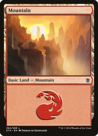 Mountain (264) [Khans of Tarkir] | The Time Vault CA