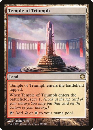 Temple of Triumph [Theros] | The Time Vault CA